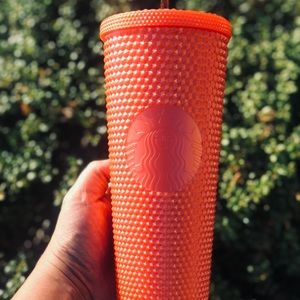 *NEW* Starbucks “Fall 2022” Coral Studded Tumbler
